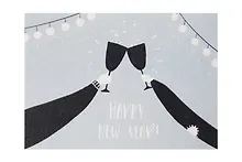 Купить Открытка одинарная «Happy new year» — Фото №1