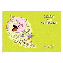 Купить Альбом для рисования Феникс+, "Акулёнок", А4, 12 листов — Фото №1