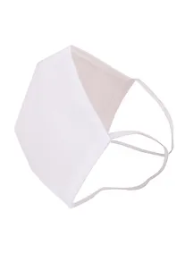 Купить Маска защитная для лица (200х135мм) (р-р M) (спанбонд) (белая) — Фото №1