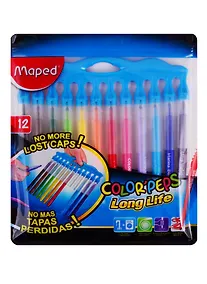 Купить Фломастеры Maped, Long Live, 12 цветов — Фото №1