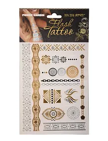 Купить Набор тату наклеек Flash Tatoo Pierre Cardin, 14.5*19.7см в блистере 953013 — Фото №1