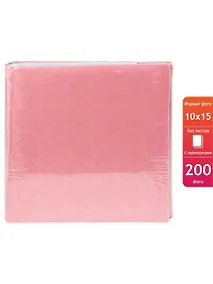 Купить Фотоальбом  на 200 фото 10х15,Классика,розовый ФР-5481 — Фото №1