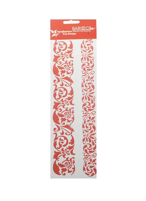 Купить Трафарет Barocci пластик многоразовый Бордюр Классика 4 10х32см АН3834800 Б-024 — Фото №1