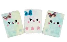 Купить Книга для записей А6 80л кл. с мехом "Милота" с мехом, ассорти — Фото №1