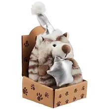 Купить Тигрёнок в колпачке со звездой в крафт коробке — Фото №1