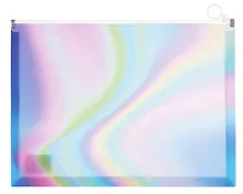 Купить Папка на молнии А4 "Градиент" с расширением, пластик — Фото №1