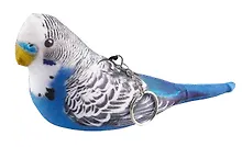 Купить Брелок-антистресс Попугай волнистый (18х7) (АН2024-10) — Фото №1