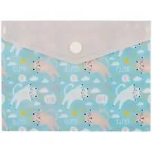 Купить Папка-конверт А6 на кнопке "Котята" — Фото №1