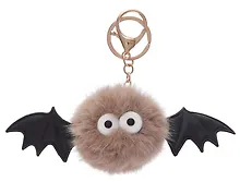 Купить Брелок-помпон Летучая Мышка (иск.мех) (4см) (12-01305-202406-3) Bookvalno — Фото №1