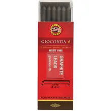 Купить Грифели для цанговых карандашей, Koh-I-Noor, 6 штук — Фото №1