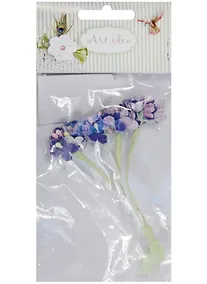 Купить Набор для творчества, Букетик из 4-х соцветий фиалковый — Фото №1