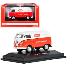 Купить Машинка литая коллекционная Motor City Classics - Die-сast модель по лицензии Coca-Cola 1962 Volkswagen Cargo Van, масштаб 1:72 — Фото №1