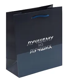 Купить Пакет А5 23*18*10 "Лучшему из лучших. Basic" нейтр., бум.мат.ламинат — Фото №1