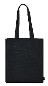 Купить Сумка-шоппер без принта, черная — Фото №1