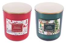 Купить Ароматизированная свеча в стакане Праздничное счастье с крышкой  (Holiday Happiness with lid) (150г) — Фото №1