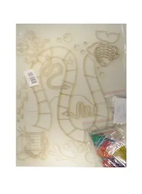 Купить Песочная ходилка Морское дно (А3) (068) (Х04) (трафарет+цв. песок+кубик+фишки) (3+) (упаковка) — Фото №1