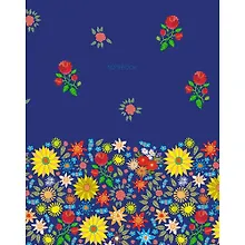 Купить Книга для записей (евротетрадь) А5, 64л., клетка Праздник цветов ЕТИ564142 — Фото №1