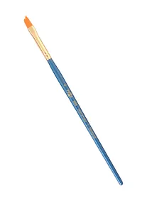 Купить Кисть художественная №6 "Галерея", синтетика, плоская скошенная, короткая ручка, Гамма — Фото №1