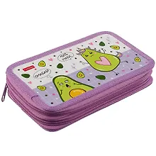 Купить Пенал школьный 2отд. "В шоке!" 19*11см, лам.картон, молния, выб УФ лак — Фото №1