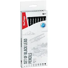 Купить Карандаши Berlingo, чернографитные 10 штук — Фото №1