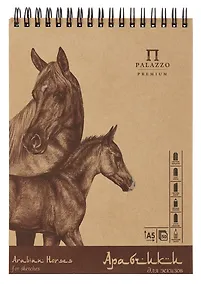 Купить Альбом для эскизов А5 50л "Арабчики" 70г/м2, крафт, карт.подложка — Фото №1