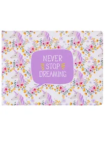 Купить Обложка для зачетной книжки Единороги с цветами (ОЗ2016-041) — Фото №1