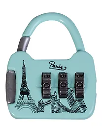 Купить Замочек кодовый сумочка Париж (металл) (блистер) — Фото №1