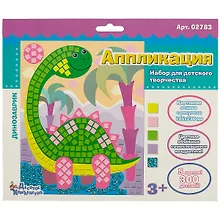 Купить Аппликация Динозавр (5 цв. 300 эл.) — Фото №1