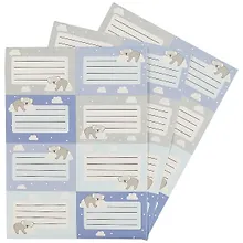 Купить Наклейки для тетрадей 24шт "Коала" — Фото №1