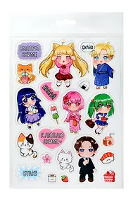 Купить Набор наклеек для детей. Серия "Стикеры для фанатов". Аниме — Фото №1