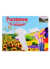 Купить Набор для раскрашивания по номерам ТМ Рыжий Кот Холст Живописный горный пейзаж 30х40см Х-9147 — Фото №1