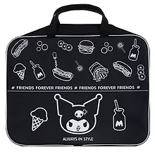 Купить Папка-сумка А4 "Kuromi. Черная серия" ткань — Фото №1