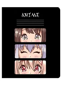 Купить Тетрадь в клетку Эксмо, "Аниме. Сёдзё (девочки)", 48 листов — Фото №1