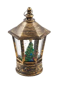 Купить Новогодний LED Фонарь с эффектом снегопада (14х7) (12-07233-N42) — Фото №1