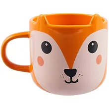 Купить Кружка с ушками Лисичка (керамика) (540 мл) (12-Rongtai-M002) — Фото №1