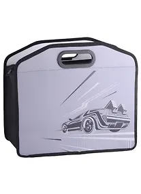 Купить Папка для тетрадей А4 "ТАЧКА" 34*30*10см пластик, молния, выруб.ручка, расширение — Фото №1