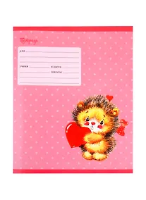 Купить Тетрадь в клетку Unnika, "Очаровашки", 12 листов, в ассортименте — Фото №1