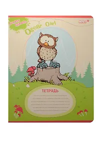 Купить Тетрадь в клетку Hatber, "Лесные друзья", 12 листов, в ассортименте — Фото №1