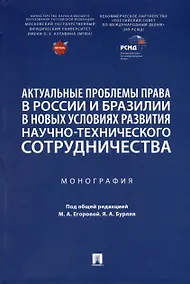 Купить Актуальные проблемы права в России и Бразилии в новых условиях развития научно-технического сотрудничества. Монография — Фото №1