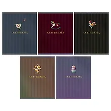 Купить Тетрадь 48л кл. "OLD RUSSIA" карт.обл.,  мат.ламинация, тиснение фольгой, скрепка, ассорти — Фото №1