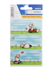 Купить Наклейки для тетрадей «Овечка», 3 шт на листе, Herma — Фото №1