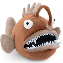 Купить Мягкая игрушка Рыба-Удильщик коричневая (35 см) — Фото №1