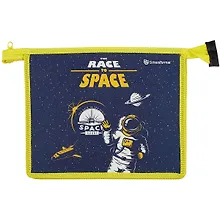 Купить Папка для тетрадей А5 "RACE TO SPACE" молния, пластик — Фото №1