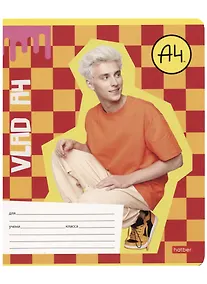 Купить Тетрадь в клетку "Влад А4", 12 листов, в ассортименте — Фото №1