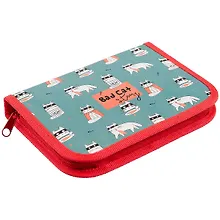 Купить Пенал 1отд. "Bad cat story" 19*13см, молния, лам.картон — Фото №1