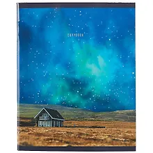 Купить Тетрадь в клетку Listoff, "Ночные небеса", 96 листов, в ассортименте — Фото №1