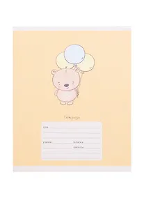 Купить Тетрадь в косую линейку Listoff, "Милашки", 12 листов, в ассортименте — Фото №1