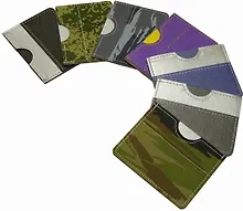 Купить Визитница Футляр для кредитных визитных и дисконтных карт кожзам, в ассортименте 9,8*7,5см — Фото №1