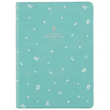 Купить Ежедневник недат. А6+ 96л 120*170 "Forest" зеленый, иск.кожа, интегр.переплет, тисн.фольгой, ляссе — Фото №1