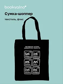 Купить Сумка на молнии СПб Постоянная система петербургских элементов  (38х35) (текстиль, флис) (12-11522-202303-8) Bookvalno — Фото №1